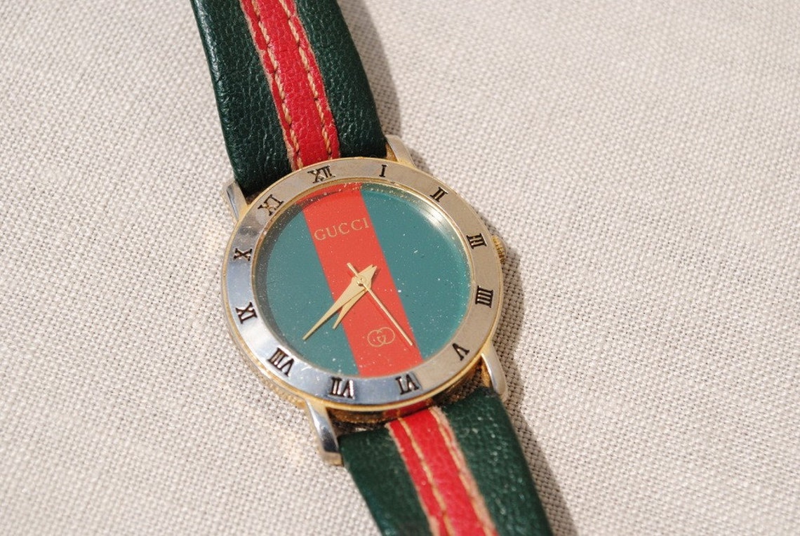 Gucci Ladies Leather Watch Straps at Mary Andrews blog