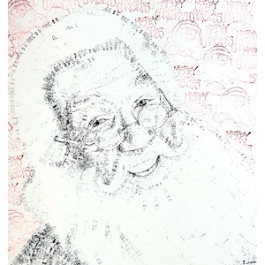 Santa Clause Date Stamp Portrait