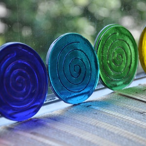 7 Spiral Light Wheel Chakra Set no box image 1