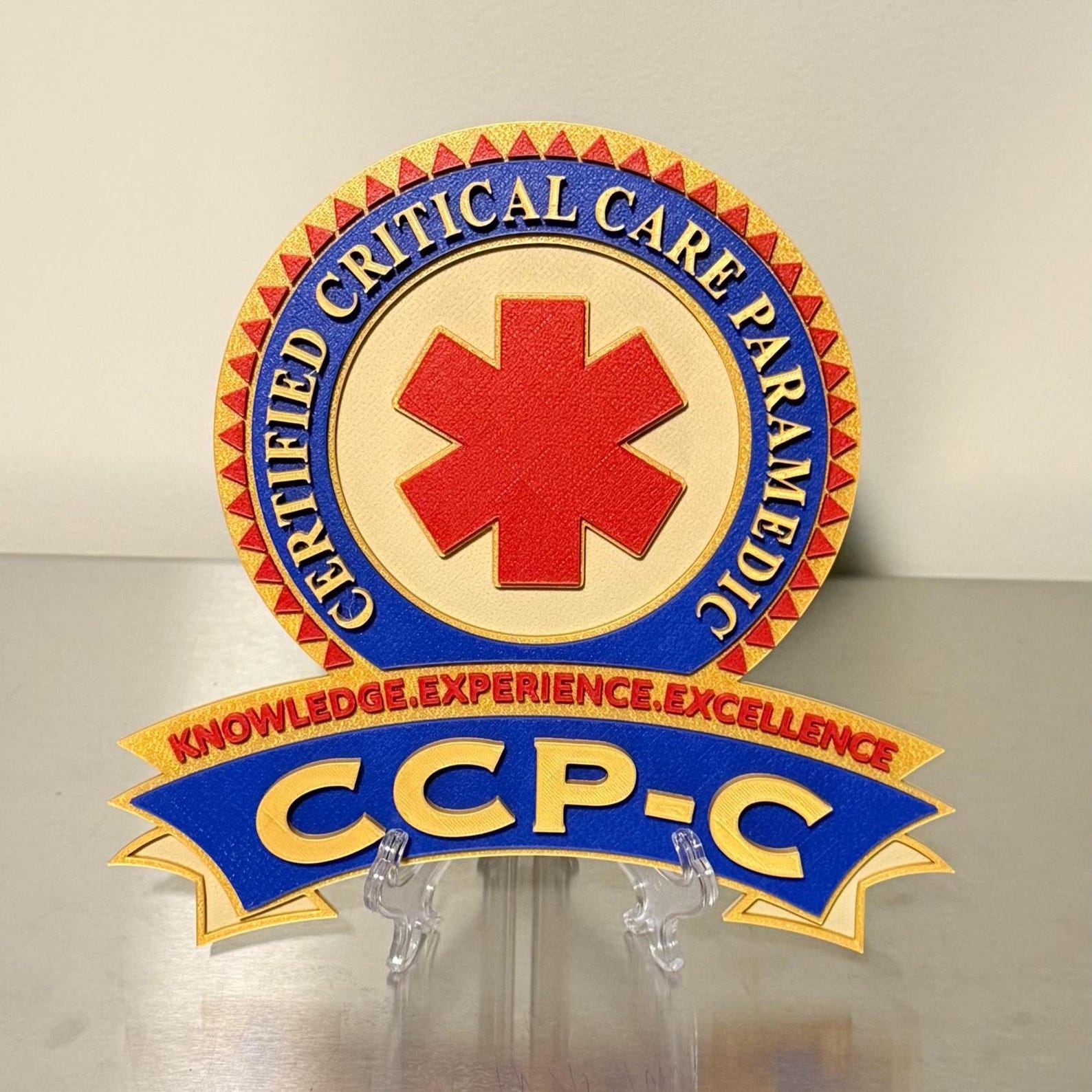 IBSC CCP-C & FP-C 3D Embossed Display Plaques Paramedic Ems Gift - Etsy