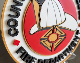 LA Fire Department エンジニア バッジ Los Angeles County