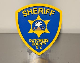 Dutchess County NY Sheriff 3D Embossed Display Plaque New York
