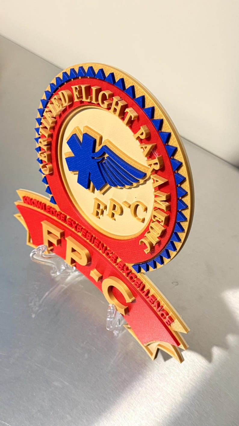 IBSC CCP-C & FP-C 3D Embossed Display Plaques Paramedic Ems Gift - Etsy