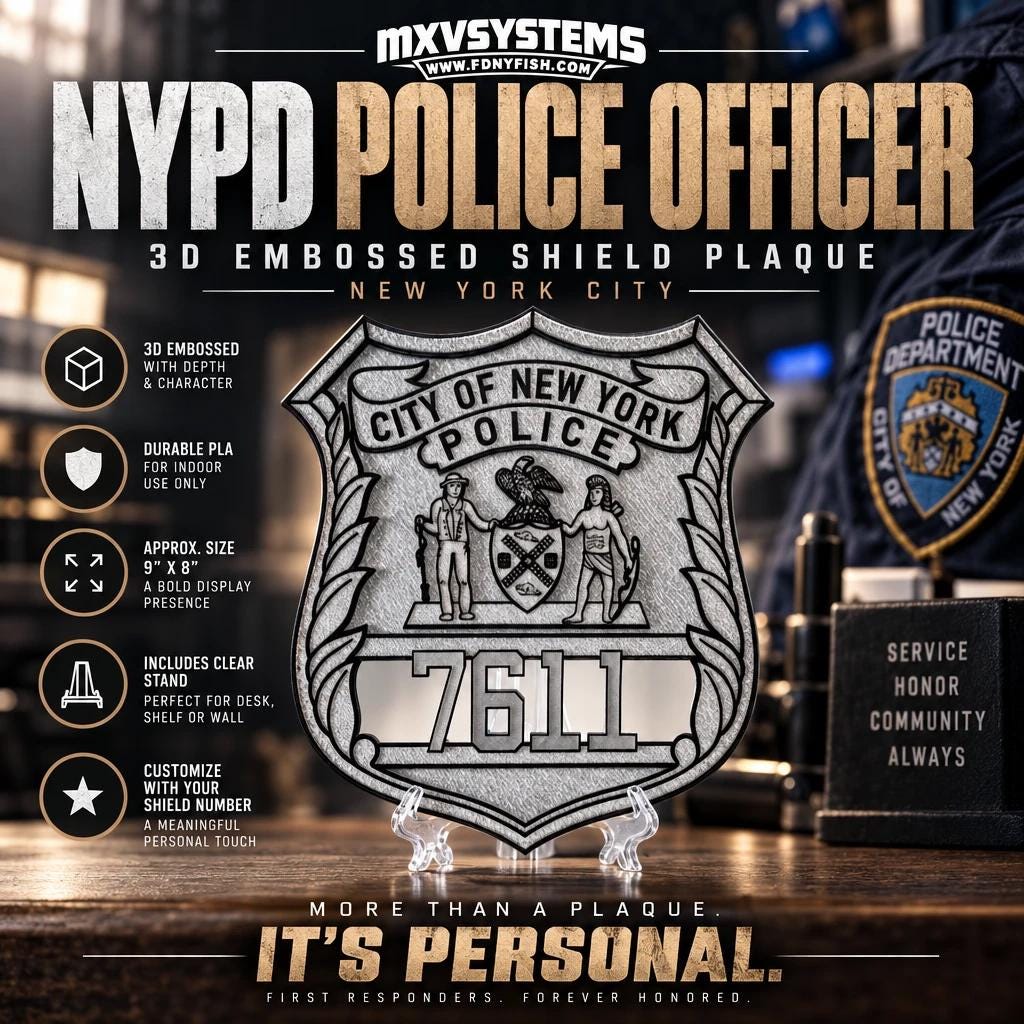 Nypd Badge - Etsy