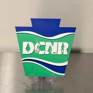 DCNR Pennsylvania 3D Embossed Display Plaque Patch