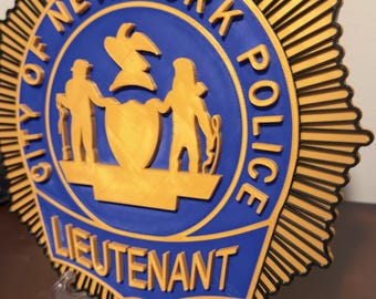 NYPD LIEUTENANT レプリカバッジ　ポリスバッジ ☆【2023.08.04】ポリスバッジ ニューヨーク市警察