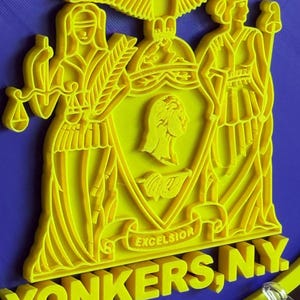 Yonkers NY Police Department 3D Embossed Display Plaque Police Gift New York image 7