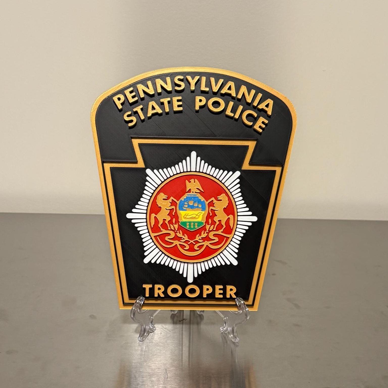 Pennsylvania State Police Trooper 3D Display Plaque PSP PA - Etsy