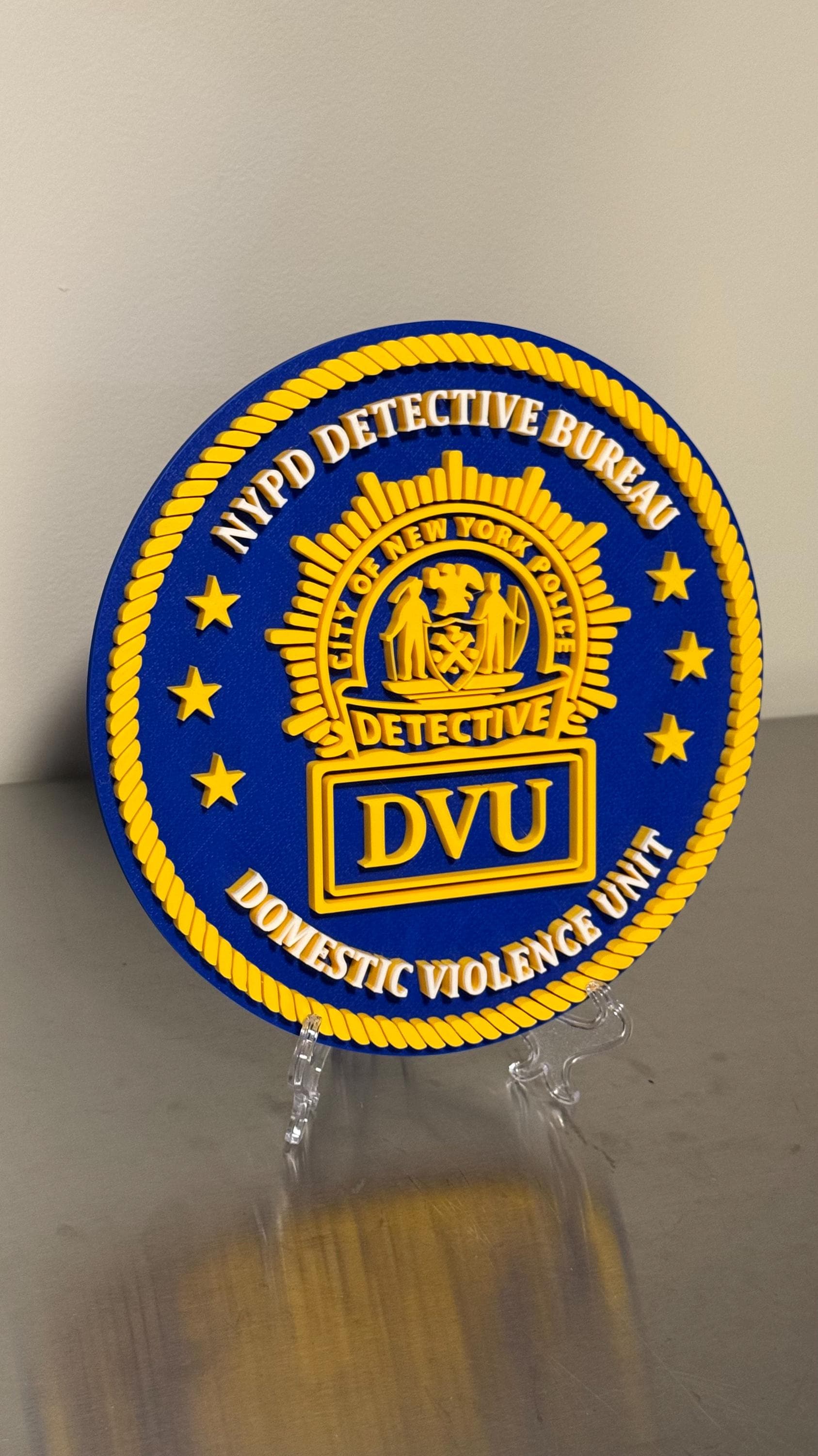 NYPD SPECIAL SERVICES UNIT パッチセット 実物ラスト１ NYPD Detective Bureau DVU 3D Plaque - First Responder Wall Art - Etsy