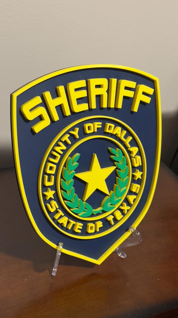 Sheriff Plaque: Dallas County Texas First Responder Tribute (9