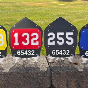 FDNY Helmet Shield Replica: Firefighter Display Plaque Patch Firefighter Gift