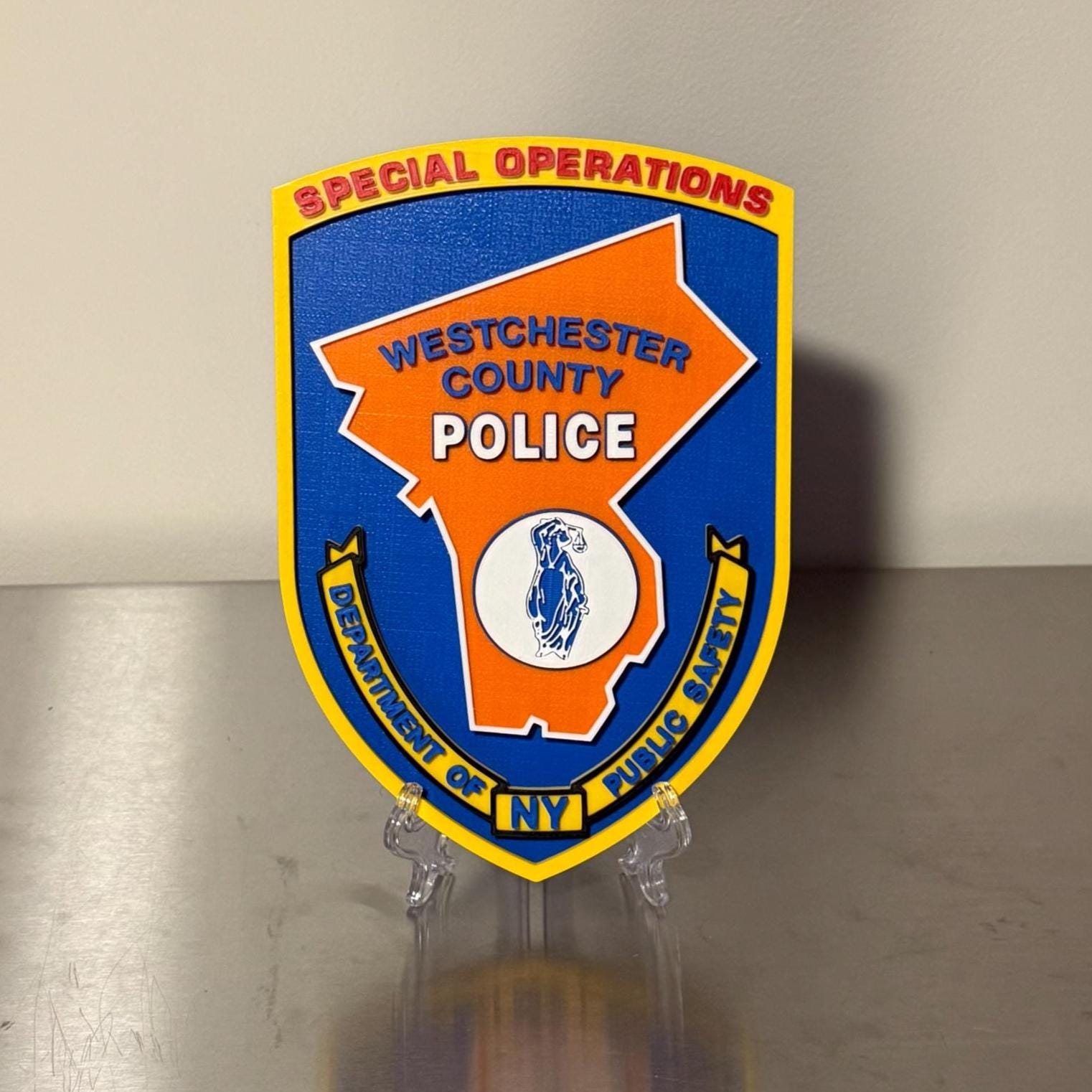 Westchester County Police Special Operations 3D Plaque: First