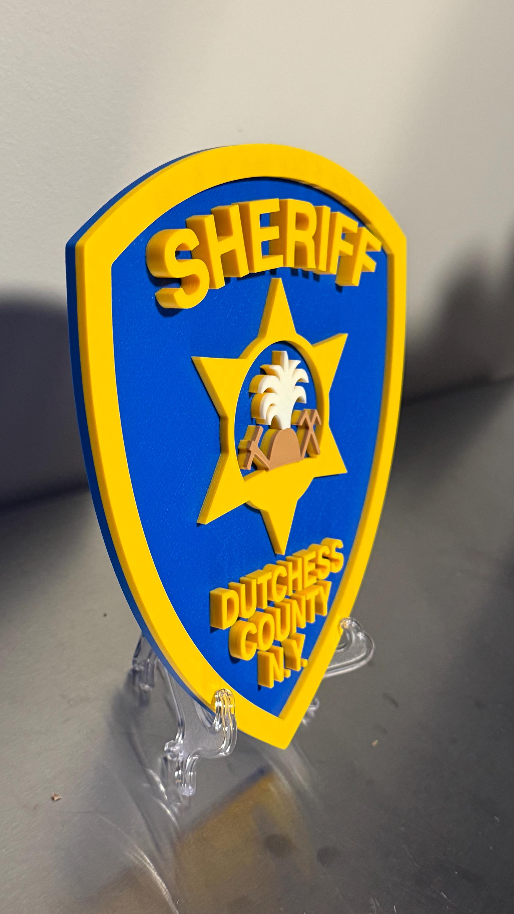 Dutchess County NY Sheriff 3D Embossed Display Plaque New York - Etsy