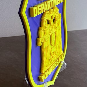Yonkers NY Police Department 3D Embossed Display Plaque Police Gift New York image 4
