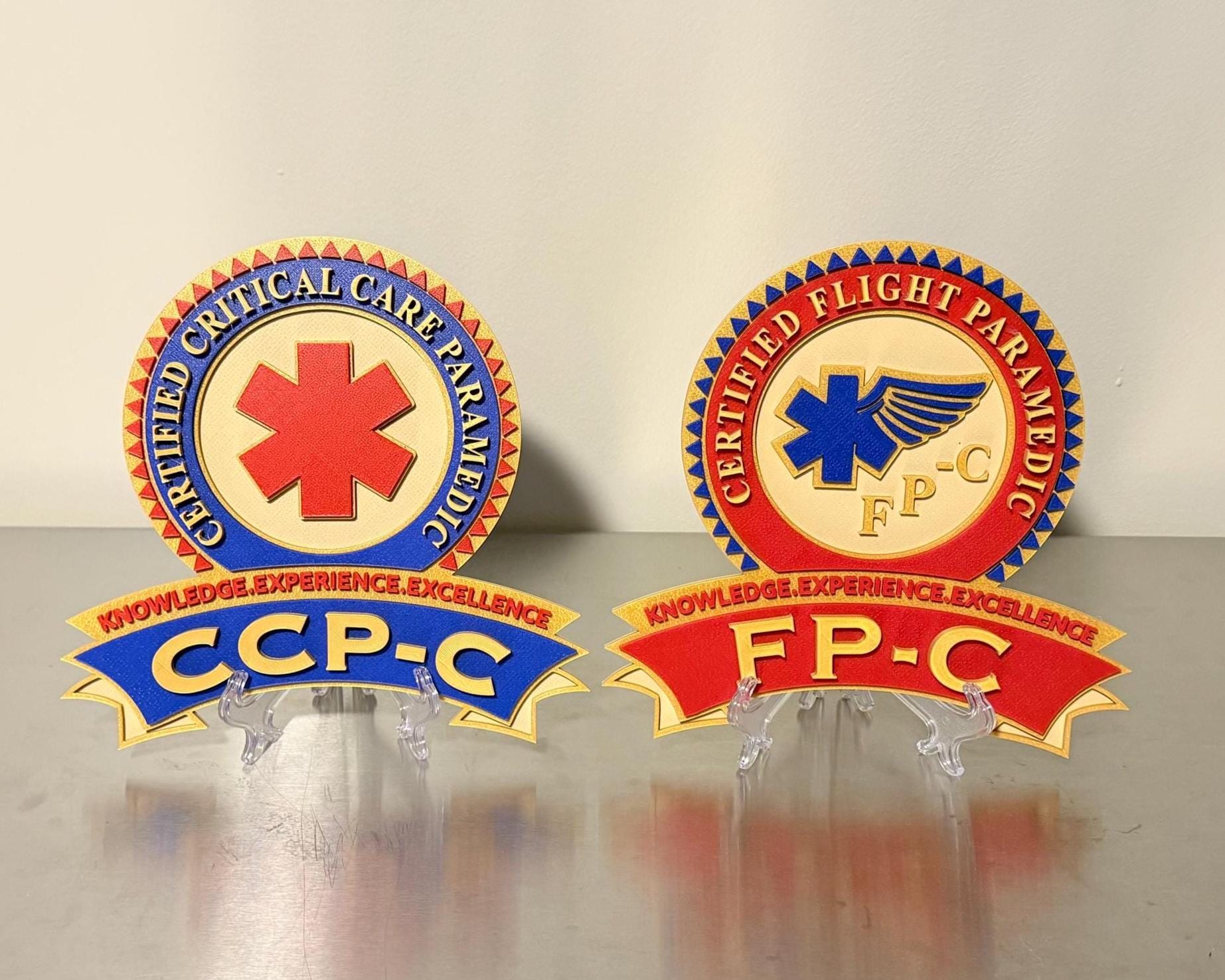 IBSC CCP-C & FP-C 3D Embossed Display Plaques Paramedic Ems Gift - Etsy