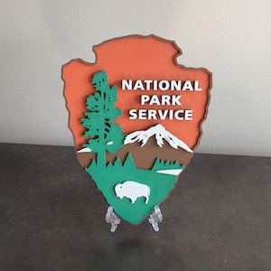 National Park Service Arrowhead Plaque - First Responder Wall Art Government
