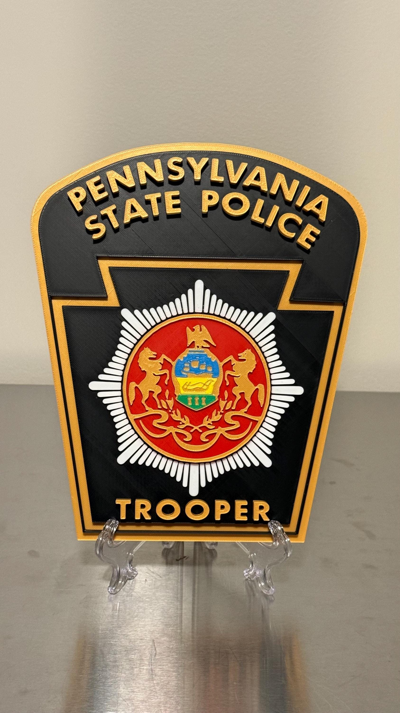 Adesivi Per Macchina Adesivo Logo Pennsylvania State Police Trooper - Non Riflettente, 4 Pollici, Perfetto Per Collezionisti O Decorazioni! Decalcomania Polizia 4 Pollici - Foto 7