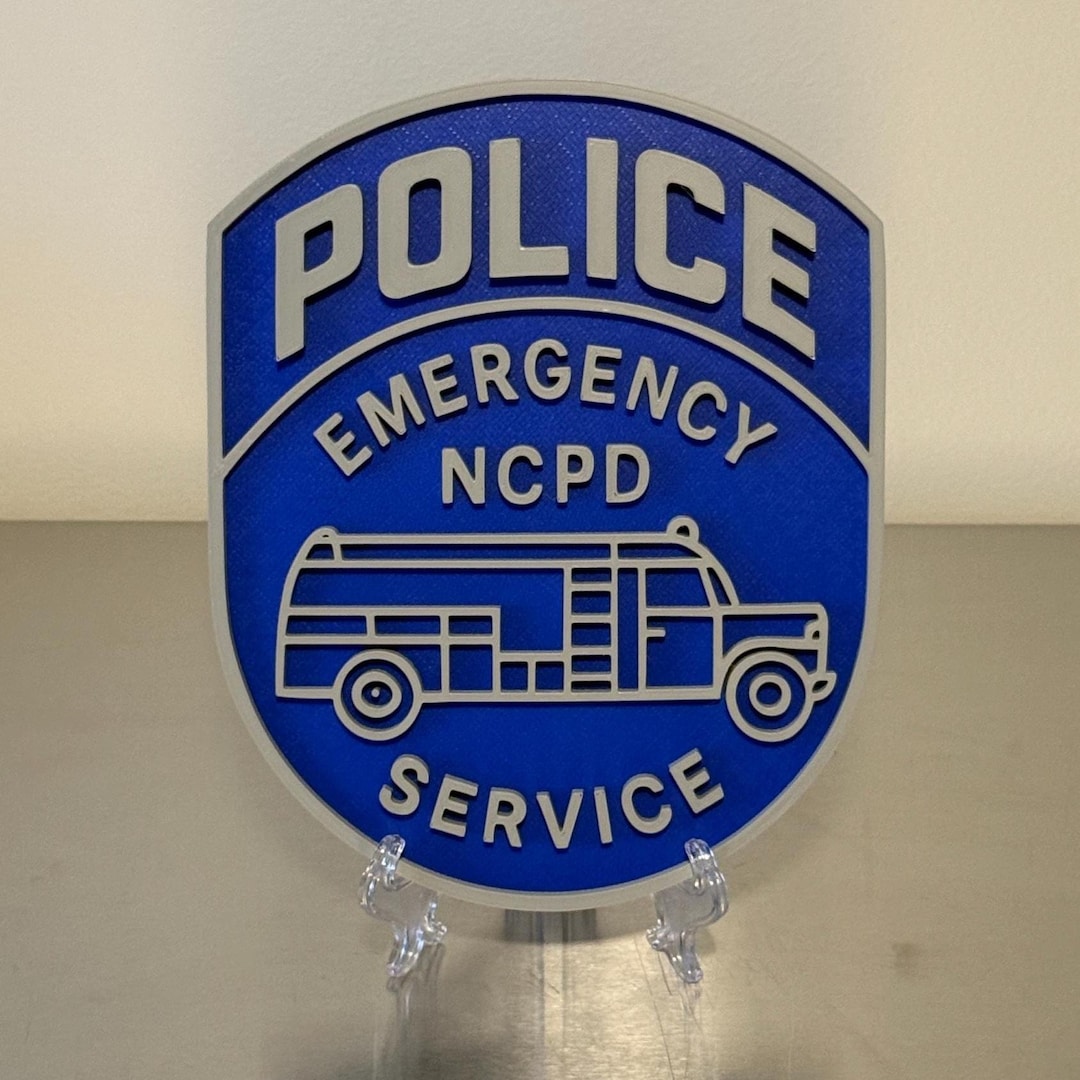 Nassau County Police ESU Plaque: Long Island NY Display Police