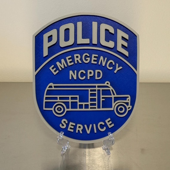Nassau County Police ESU Plaque: Long Island NY Display Police