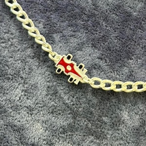 14k Gold F1 Racing Car Charm: Personalized Formula 1 Pendant