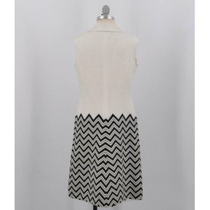 Vintage Chevron Print Dress image 3