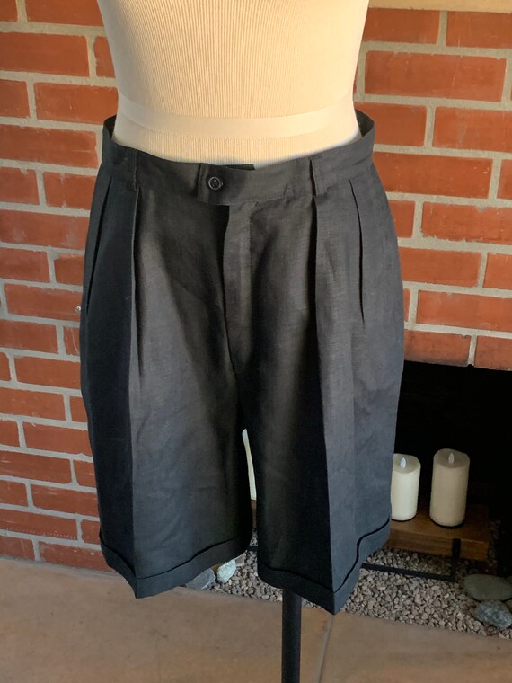 Vintage Giorgio Sant'Angelo Linen Shorts