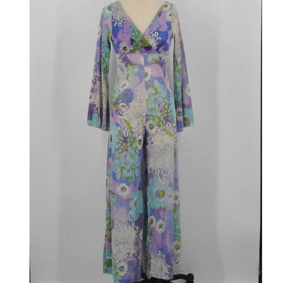 Vintage Floral Jumpsuit - image 1