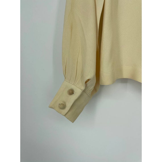 Vintage Beige Blouse - image 5