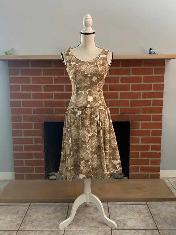 Vintage floral dress