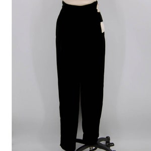 Deadstock Dana Buchman Black Silk Pants