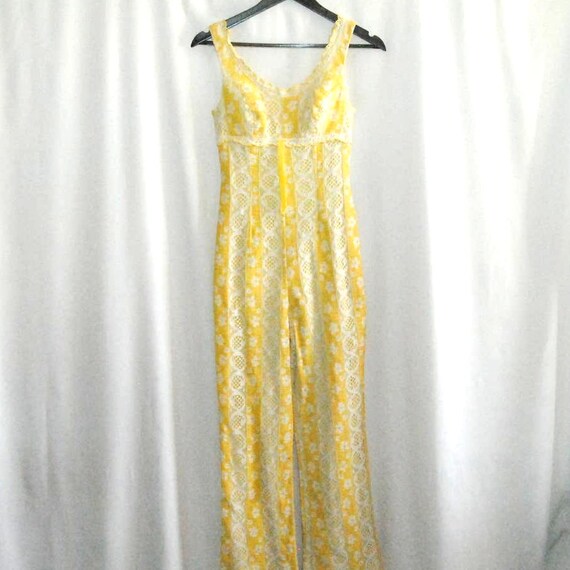 Vintage 1960's Lace Jumpsuit