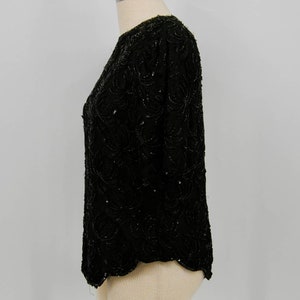 Vintage Laurence Kazar Beaded Blouse image 2