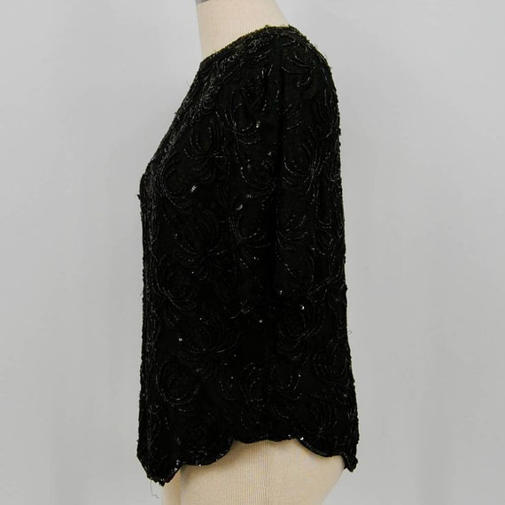 Vintage Laurence Kazar Beaded Blouse - image 2