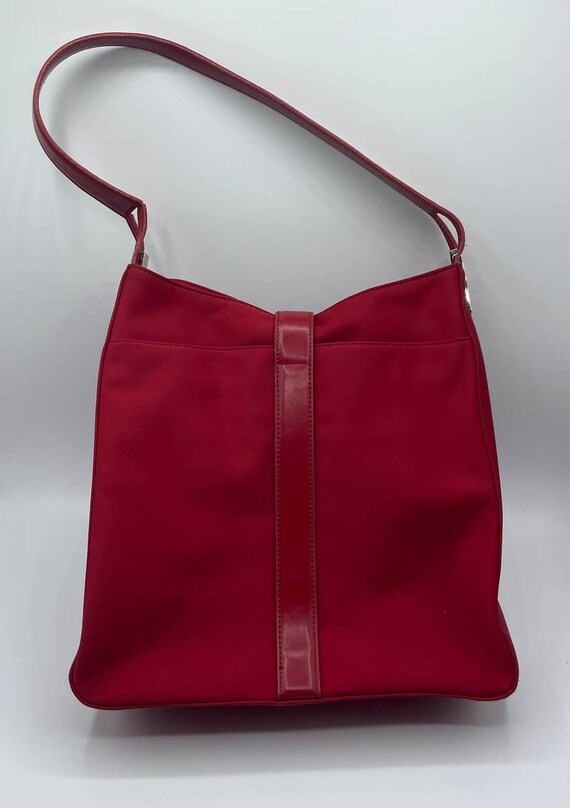 Vintage City DKNY Red Handbag - image 2