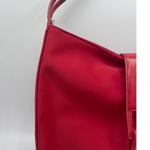 Vintage City DKNY Red Handbag - image 3