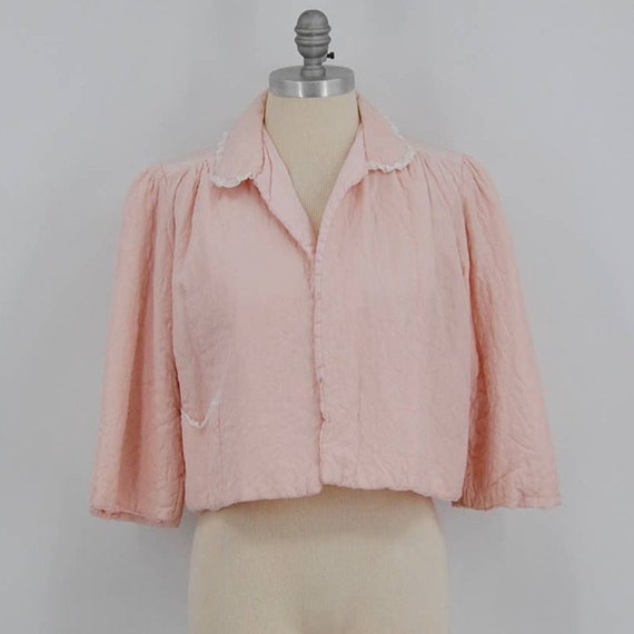 Vintage Pink Pajama Jacket