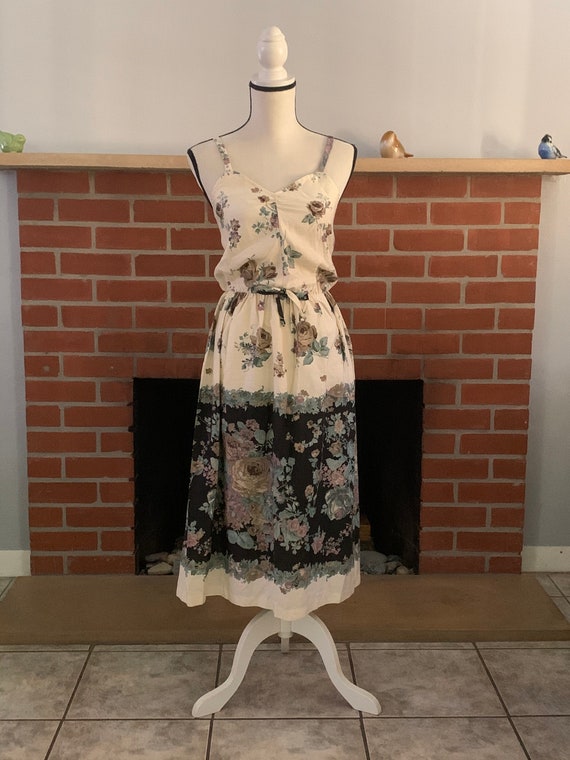 Vintage Floral Sun Dress