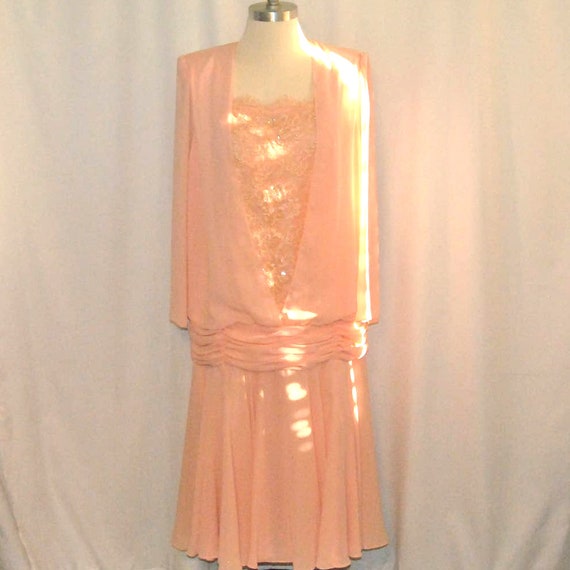 Vintage 1980's Miss Elliette Dress