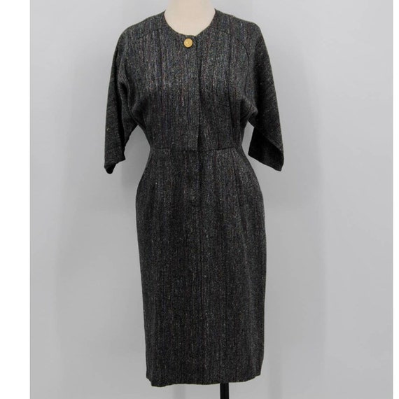 Vintage Positive Influence Wool Dress