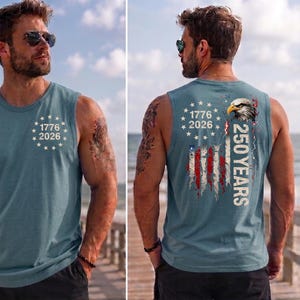 American Flag Tank Top - Etsy