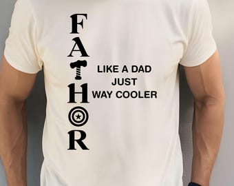 Fathor Shirt, Thor Shirt, Superhero Dad Shirt, Fathor Definition Shirt, Father's Day Gift, Avengers Men's Shirt, Mighty Father Gift
