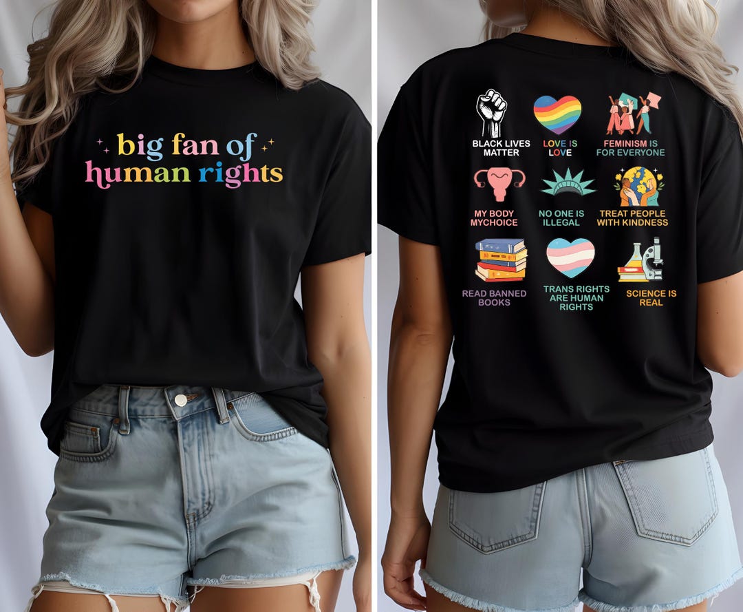 Write For Rights Merch Big Fan of Human Rights Shirt, Equality Sweatshirt, Human Rights Top ...