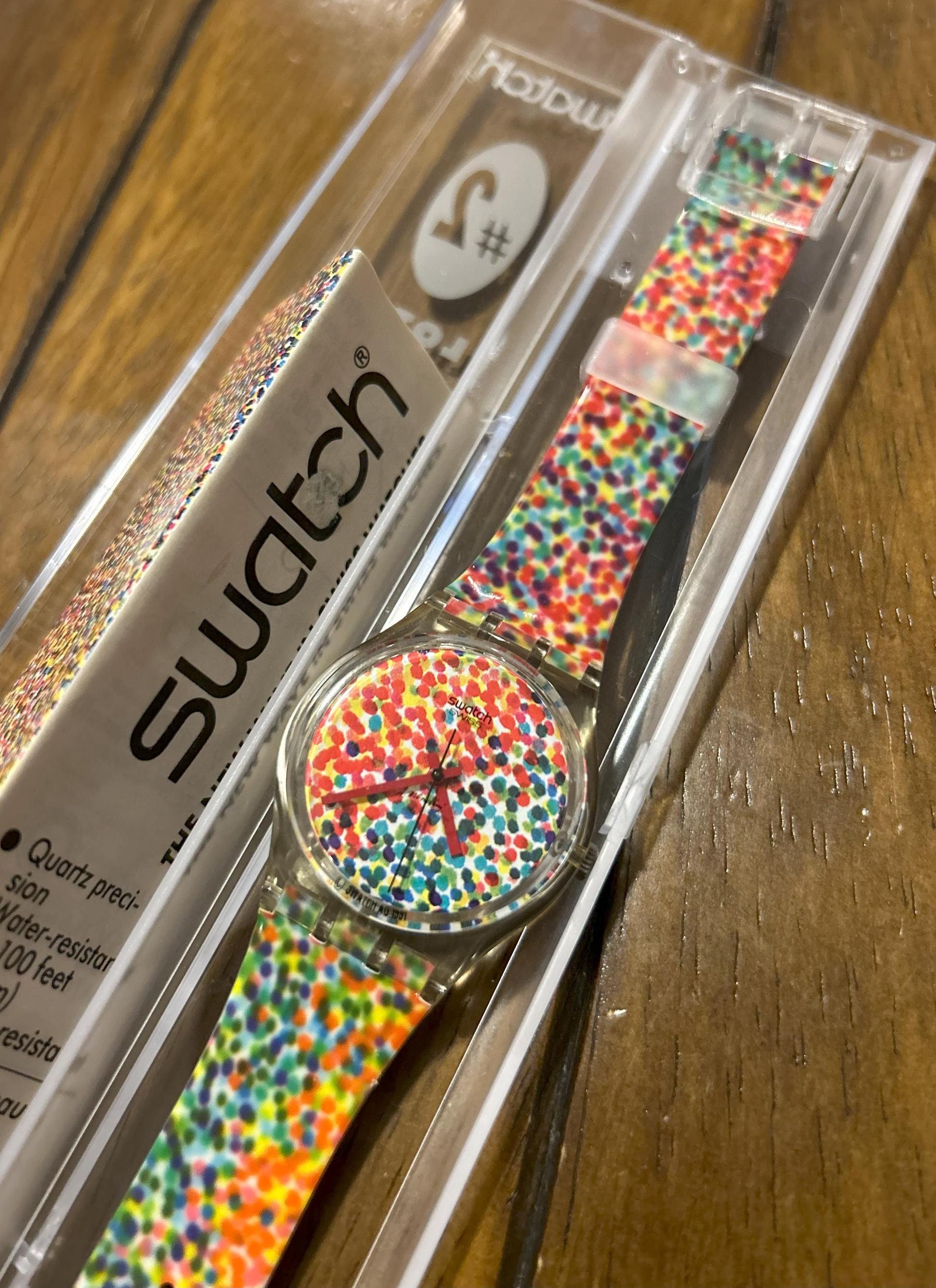 Very Rare Special Edition NOS 1992 Swatch LOT of DOTS by