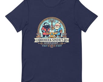 Maglietta unisex del laboratorio di Brokkr e Sindri