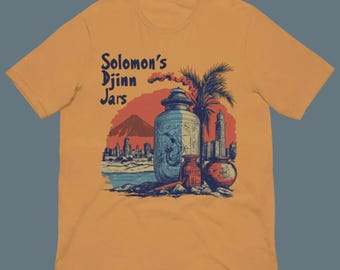 Solomon Djinn Jars Shirt – Ancient Arabian Mythology Djinn Graphic Shirt