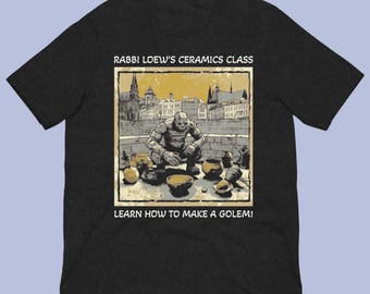 Existential Crisis Golem Shirt – Jewish Folklore Shirt, Dark Humor Mythology Gift