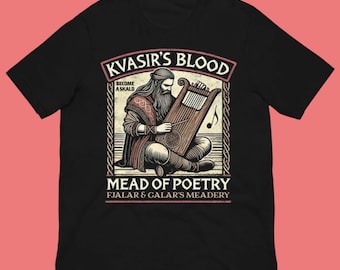Kvasir Mead Shirt – Norse Mythology Viking Myth Graphic T-Shirt