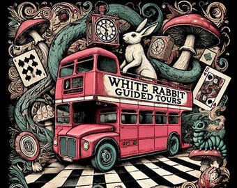 Alice In Wonderland Digital Print