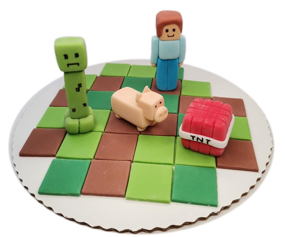 TNT Sugar Cube Cake Decoration