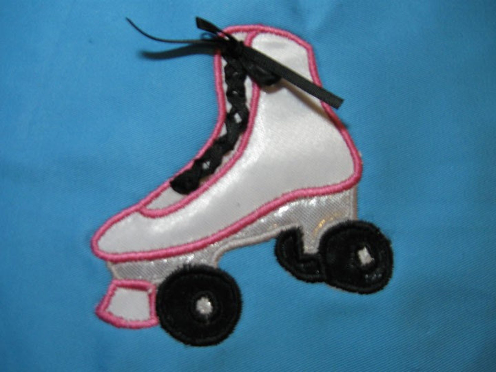 Embroidery Design Applique Roller Skate Etsy